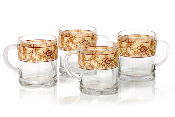 Glass Mug Set - 