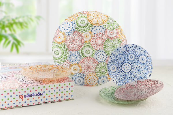 Plate Set 5 pcs - 